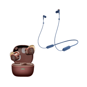 ATH-SQ1TW2 BW/GY+＋ATH-CKS330XBT 真無線耳機+無線耳塞式耳機